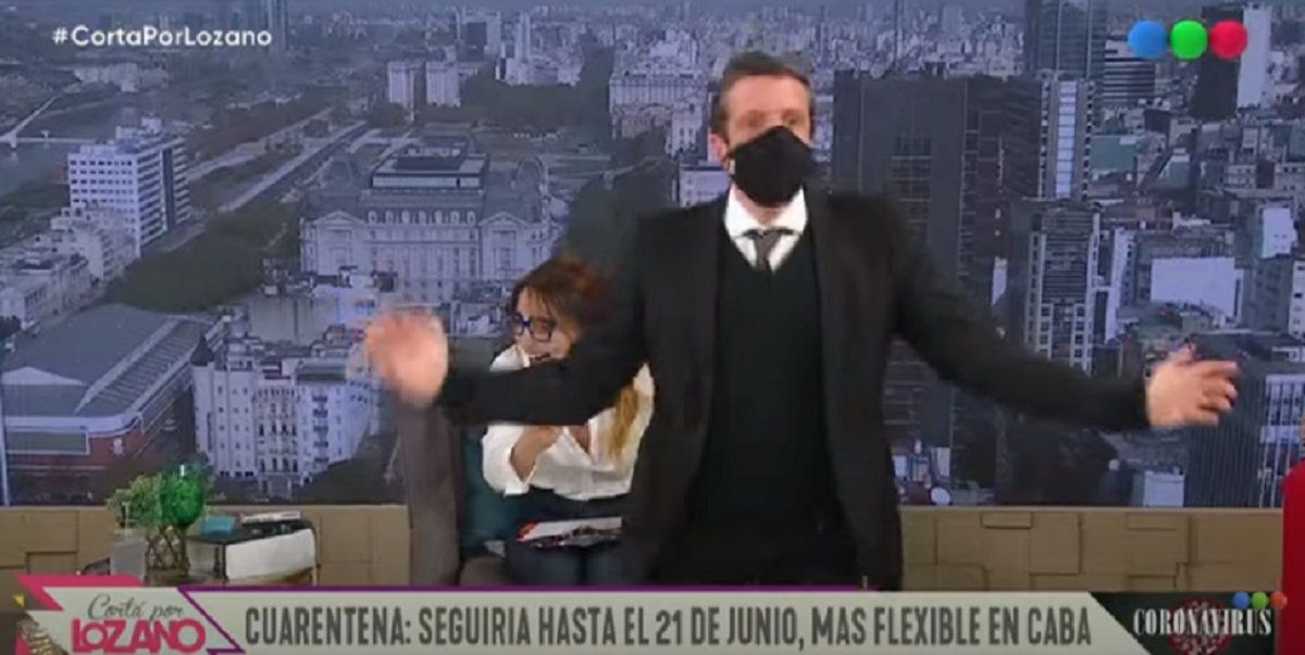 El descontrolado baile de Mauro Szeta despu&eacute;s de que el doctor Tartaglione recomendara hacer Zumba