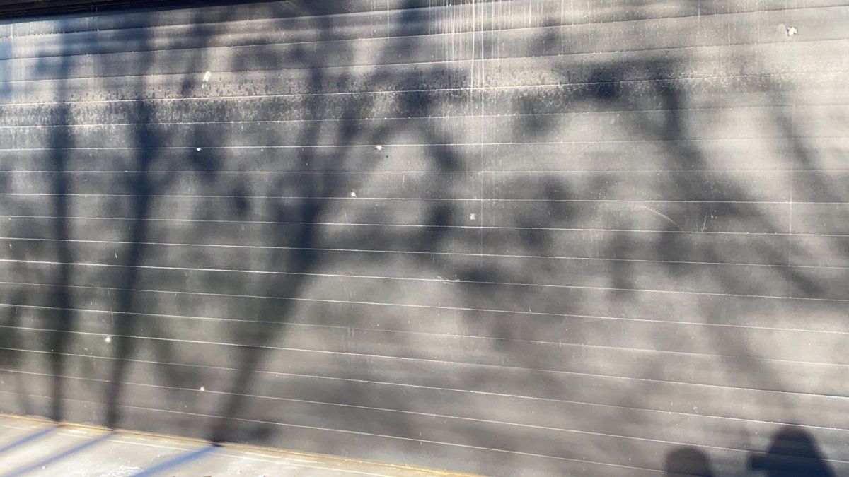 El frente de la casa del hermano de Cristian D