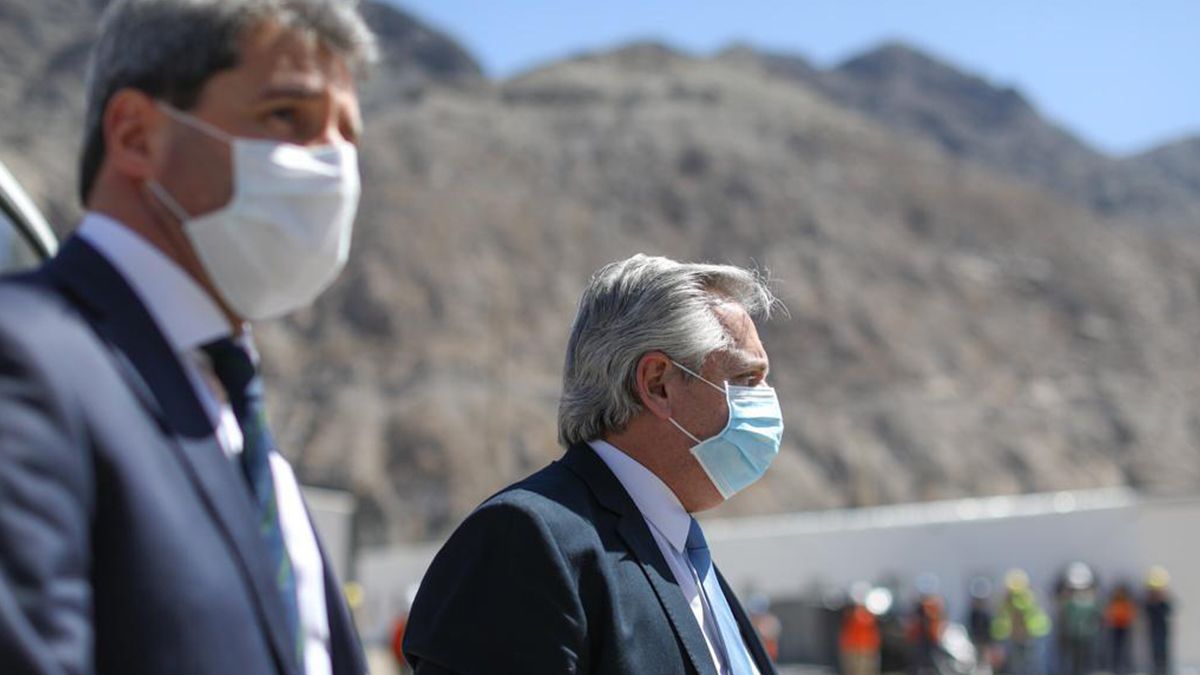 El presidente Alberto Fernández realizó una visita a San Juan