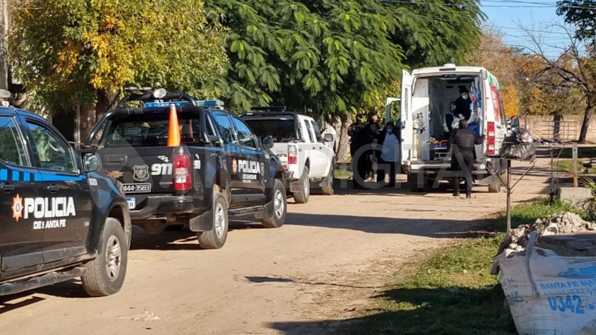 Dentro de la propiedad