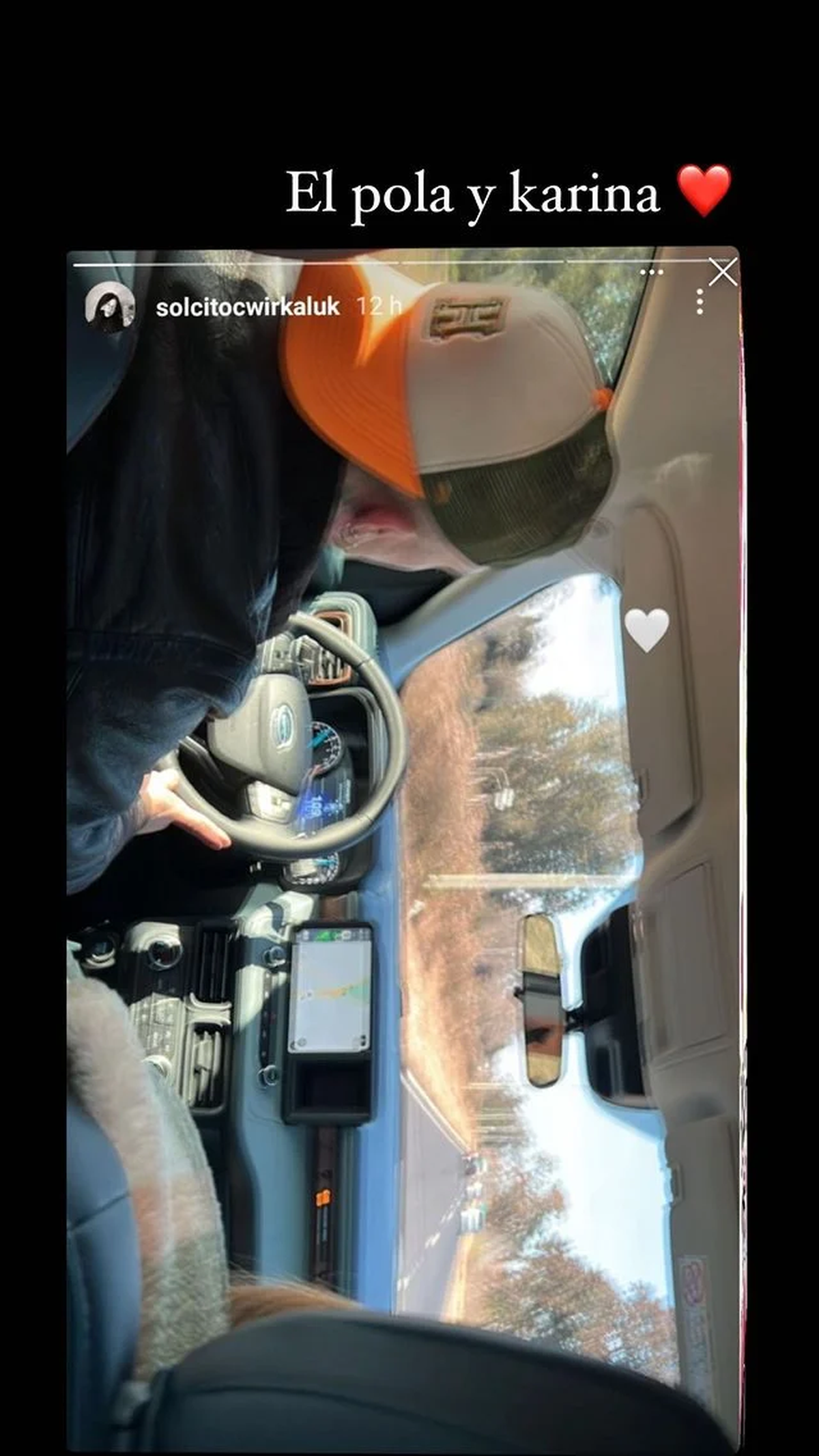 Lejos de Barby Silenzi, El Polaco se mostró cerca de Karina La Princesita. Foto: Instagram