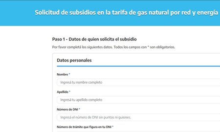 Subsidios de luz y gas: el paso a paso para completar el formulario y cuándo hacerlo Subsidios de luz y gas: el paso a paso para completar el formulario y cuándo hacerlo