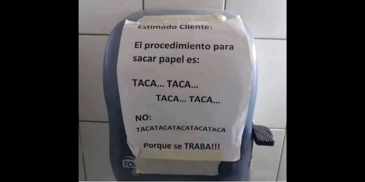 El ingenioso cartel del restaurante.