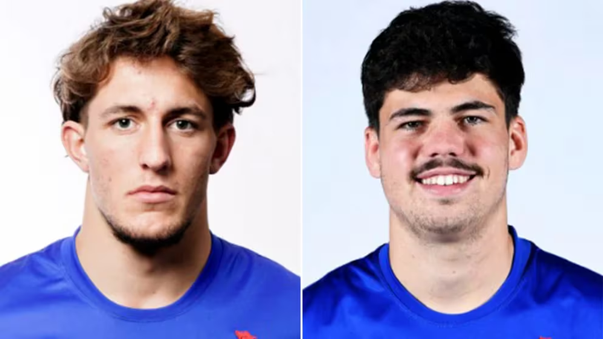 Oscar Jegou (20) y Hugo Auradou (21), acusados de violación. Oscar Jegou (20) y Hugo Auradou (21), acusados de violación.