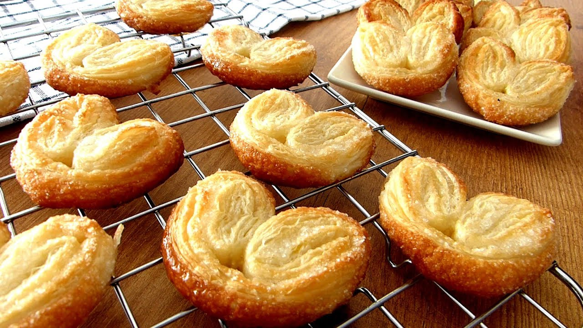 Palmeritas con masa de tarta: una delicia rápida y fácil