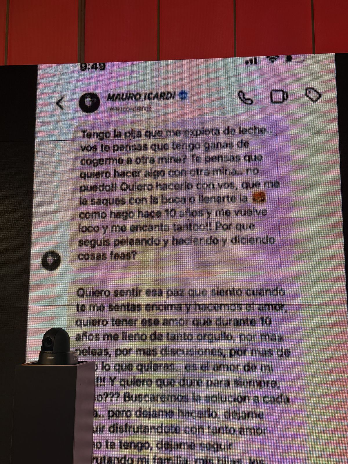 Mauro Icardi y sus declaraciones sexuales a Wanda Nara. Mauro Icardi y sus declaraciones sexuales a Wanda Nara.