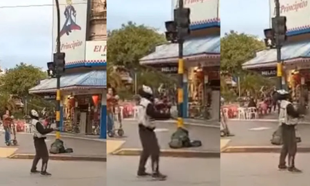 Detuvieron a un hombre que hacía malabares con cuatro machetes disfrazado de Jason Detuvieron a un hombre que hacía malabares con cuatro machetes disfrazado de Jason