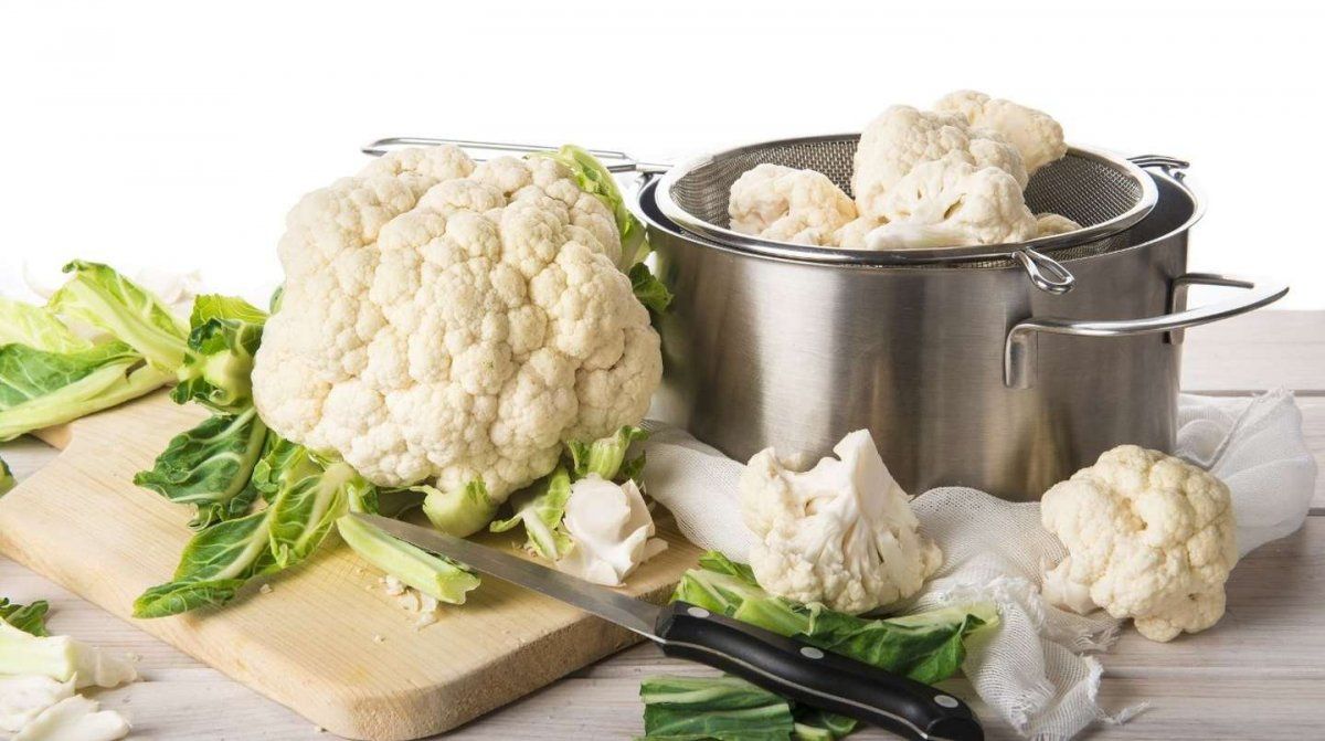 El coliflor es una verdura típica de estación