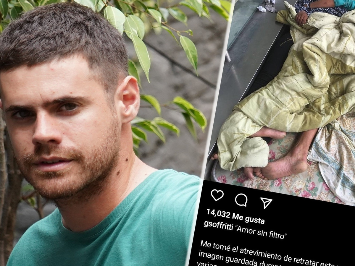 Fuerte repudio a Soffritti por sacarle una foto a dos personas en situación de calle durmiendo: El amor no tiene filtro