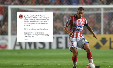 El defensor central de 35 años, nuevo refuerzo de Rosario Central, publicó un mensaje de despedida de Unión en su cuenta de Instagram. El defensor central de 35 años, nuevo refuerzo de Rosario Central, publicó un mensaje de despedida de Unión en su cuenta de Instagram.