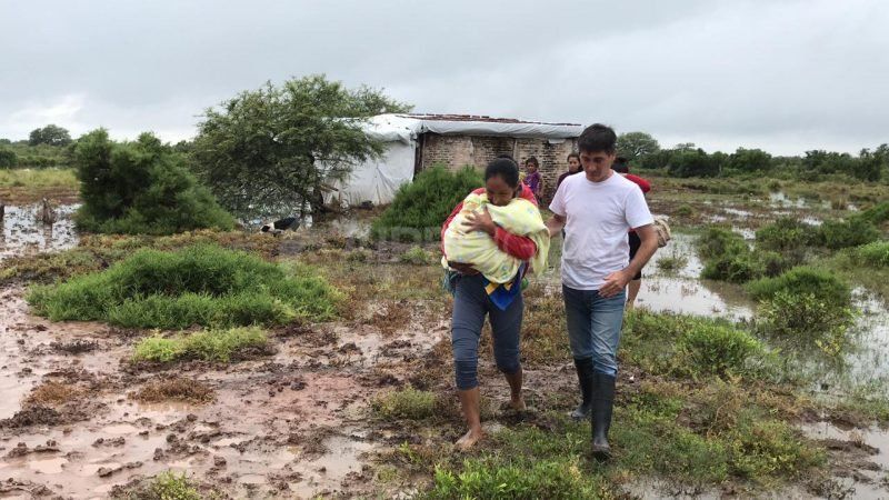 Inundaciones: la semana finaliza con 459 evacuados en el norte de la provincia