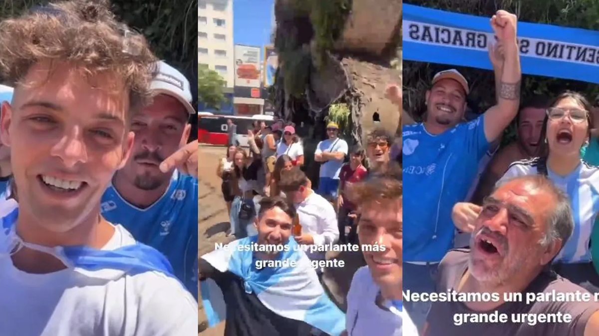 Santi Maratea: fue a limpiar el Obelisco después de los festejos de la Selección