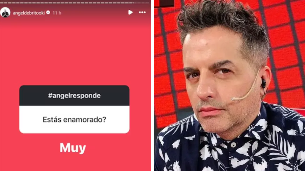 Ángel de Brito se sinceró ante sus seguidores de Instagram. Ángel de Brito se sinceró ante sus seguidores de Instagram.