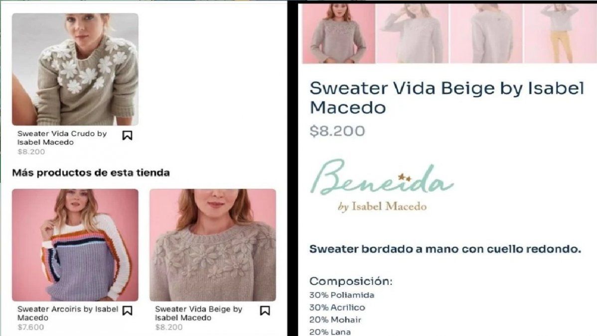 Isabel Macedo presentó su nueva capsula dentro de su marca 