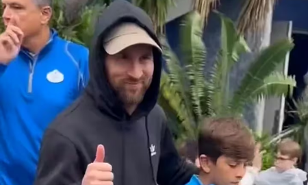 Lionel Messi revolucionó Disney junto a toda su familia Lionel Messi revolucionó Disney junto a toda su familia