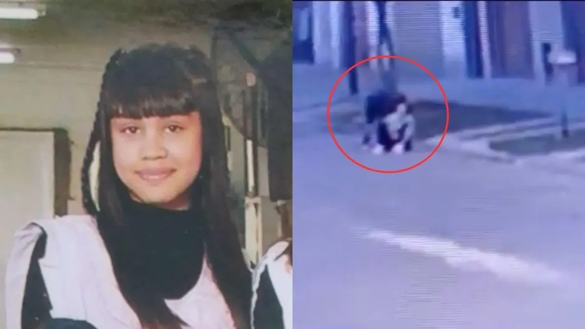 Un hombre se acercó a asistir a la víctima, pero la niña quedó sentada en el asfalto sin poder reincorporarse. Un hombre se acercó a asistir a la víctima, pero la niña quedó sentada en el asfalto sin poder reincorporarse.