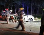 El violento siniestro vial se registró en el kilómetro 53 de la ruta provincial 6, en la mano ascendente que conduce hacia la localidad de Cañuelas. El violento siniestro vial se registró en el kilómetro 53 de la ruta provincial 6, en la mano ascendente que conduce hacia la localidad de Cañuelas.