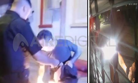 El momento del robo capturado por las cámaras. El momento del robo capturado por las cámaras.