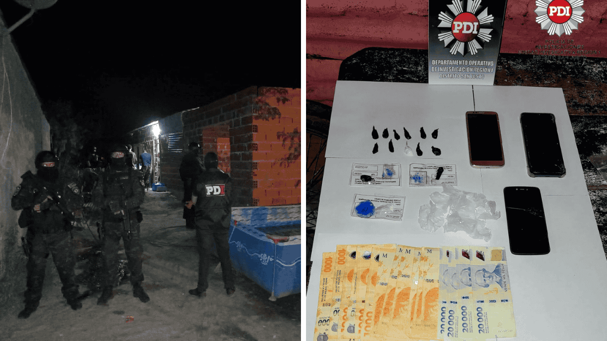 Allanamientos en San Justo: detuvieron a un hombre y a una mujer