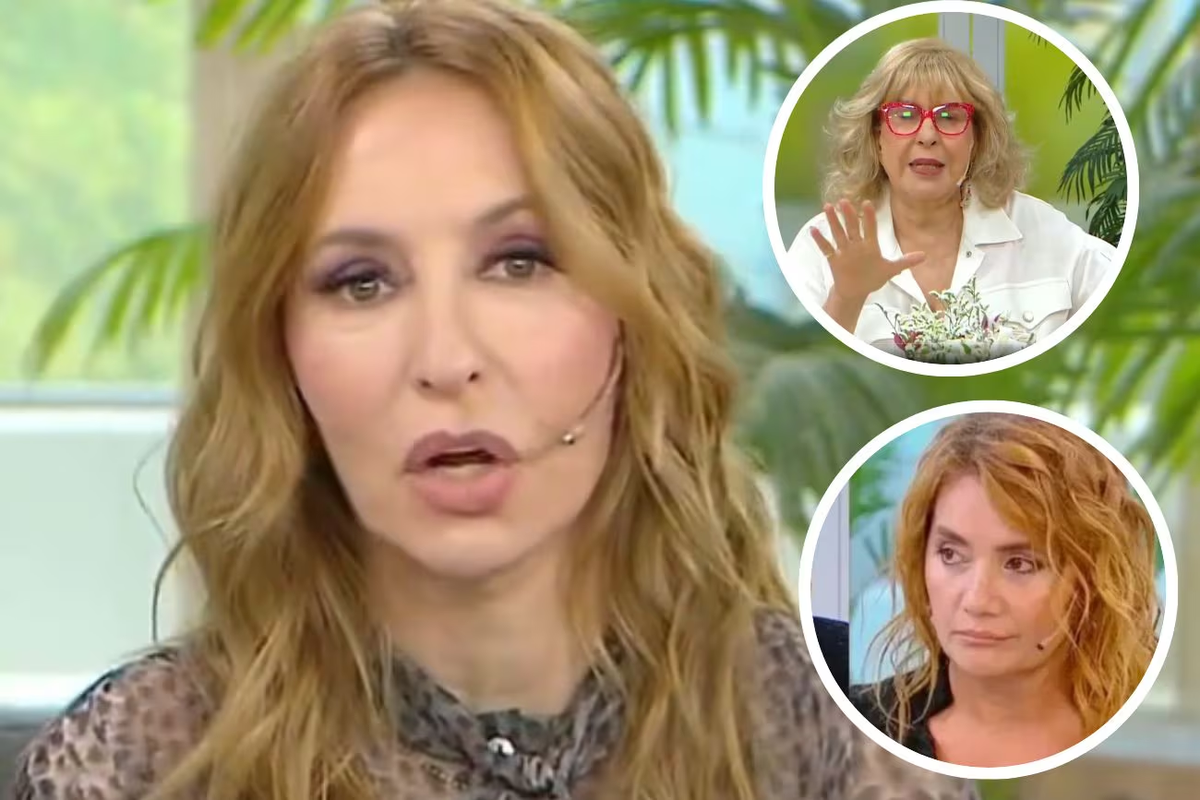 Georgina Barbarossa tuvo un cruce con Nancy Pazos y abandonó en vivo su programa