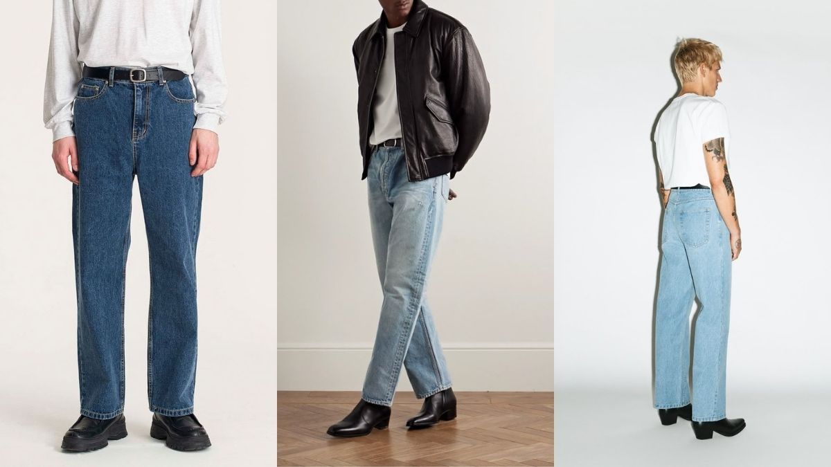 Vuelven los jeans rectos. Vuelven los jeans rectos.