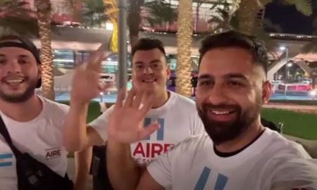 Agustín Nicolet, Julián Brochero y Adriel Driussi llegaron este sábado a Doha para comenzar la cobertura exclusiva del Mundial por AIRE. Agustín Nicolet, Julián Brochero y Adriel Driussi llegaron este sábado a Doha para comenzar la cobertura exclusiva del Mundial por AIRE.