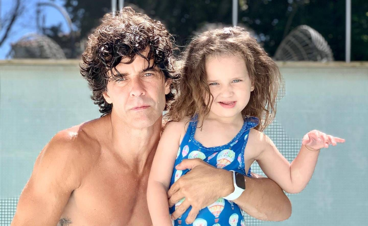 Mariano Martínez y su hija Alma