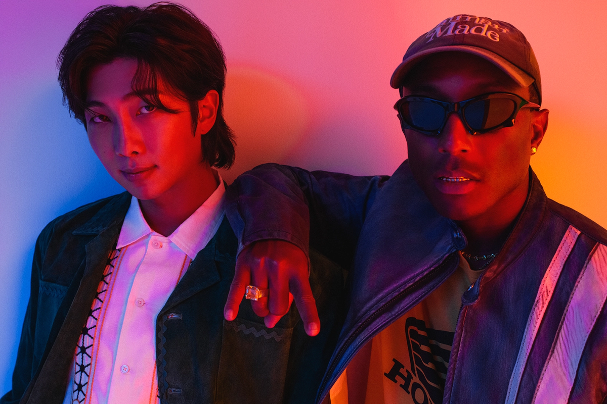 BTS y Pharrell compartirán una nueva canción juntos.