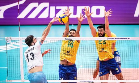 La Selección Argentina de vóley perdió 3-1 con Brasil y quedó eliminada del Mundial Polonia-Eslovenia. La Selección Argentina de vóley perdió 3-1 con Brasil y quedó eliminada del Mundial Polonia-Eslovenia.