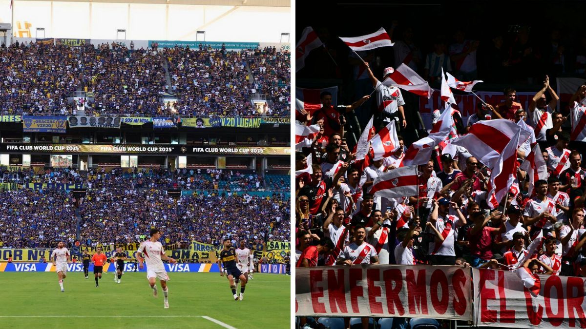 La pasión de los hinchas argentinos cruza fronteras: Boca copó Miami y River marca presencia en Seattle.