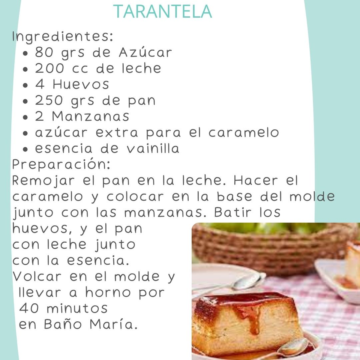 La tarantella es uno de los postres más sencillos de hacer en casa y lleva ingredientes fáciles de conseguir. La tarantella es uno de los postres más sencillos de hacer en casa y lleva ingredientes fáciles de conseguir.