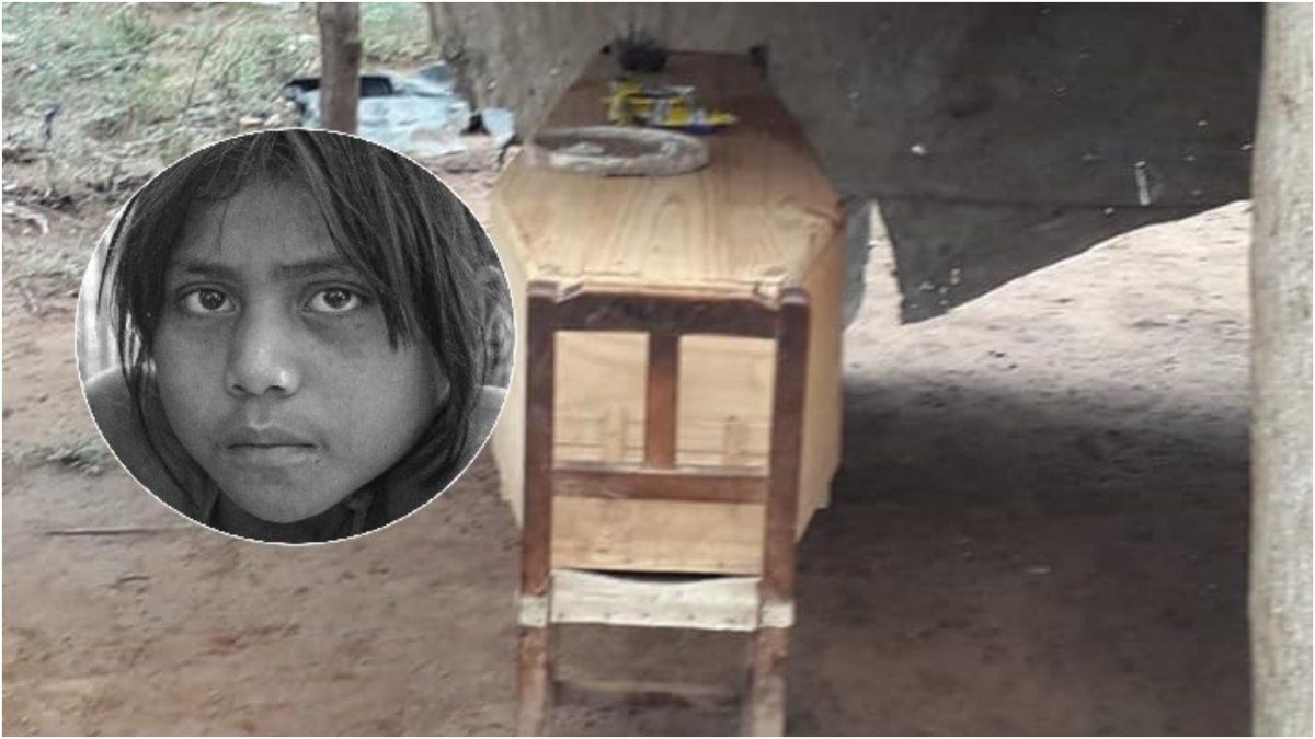En la pobreza extrema: así fue el funeral de la nena wichí asesinada