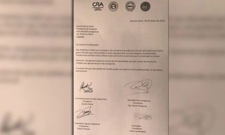 el campo le envio una carta al presidente ante un posible cambio en el esquema de retenciones el campo le envio una carta al presidente ante un posible cambio en el esquema de retenciones