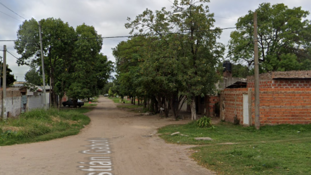 Villa Oculta: el lugar donde balearon a un hombre. 