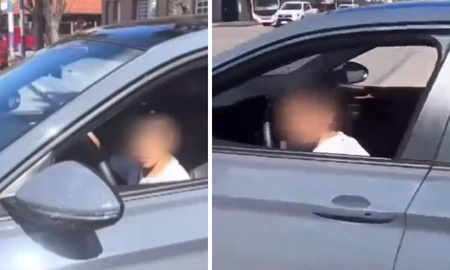 Un nene de 10 años fue filmado manejando un auto en la ciudad de Mar del Plata generó escándalo.