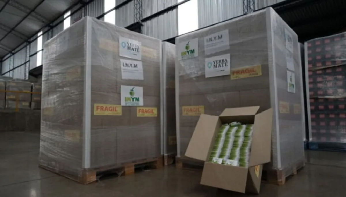 El Instituto Nacional de la Yerba Mate donó 128 mil saquitos de mate cocido
