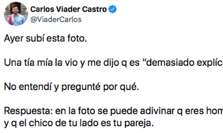 Viral: un joven fue aplaudido por como le respondió a un familiar homofóbico. Viral: un joven fue aplaudido por como le respondió a un familiar homofóbico.
