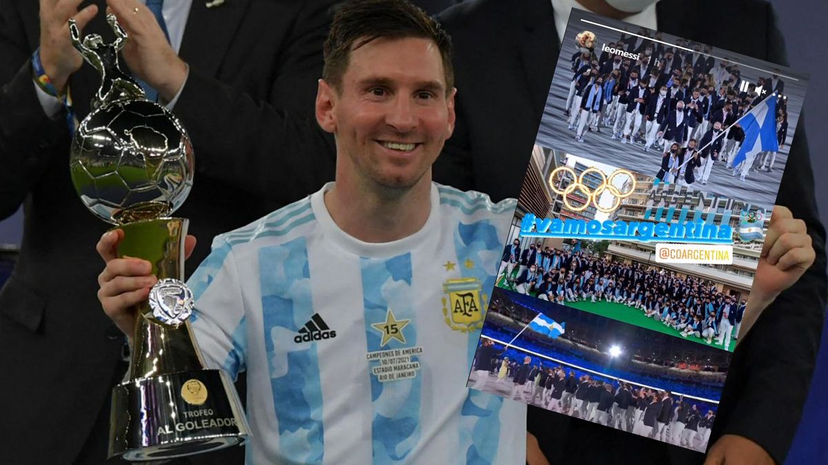 Lionel Messi envió un mensaje a los deportistas argentinos que participarán en los Juegos Olímpicos de Tokio.