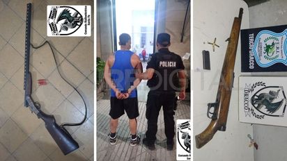 Santa Fe violenta: en pocas horas la policía secuestró carabinas, fusil, escopeta y municiones