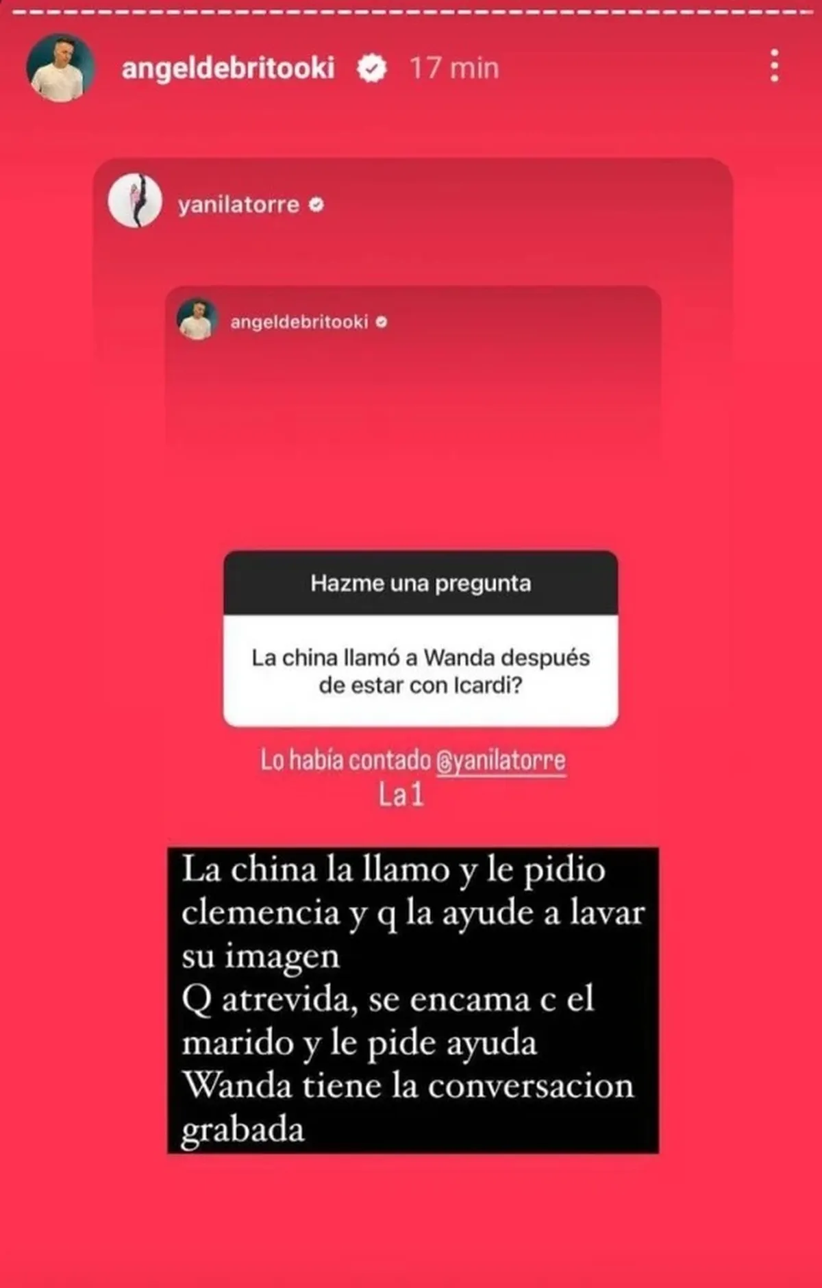 Yanina Latorre reveló un dato muy picante sobre aquel episodio que involucró a la actriz, el futbolista y su esposa.
