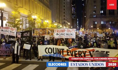 Hay manifestaciones en Estados Unidos mientras se espera el resultado electoral. Hay manifestaciones en Estados Unidos mientras se espera el resultado electoral.