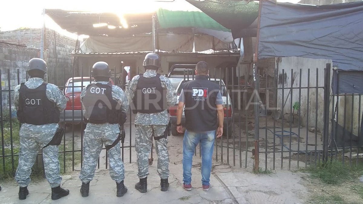 El implicado fue detenido en una vivienda de Gaboto al 6900.