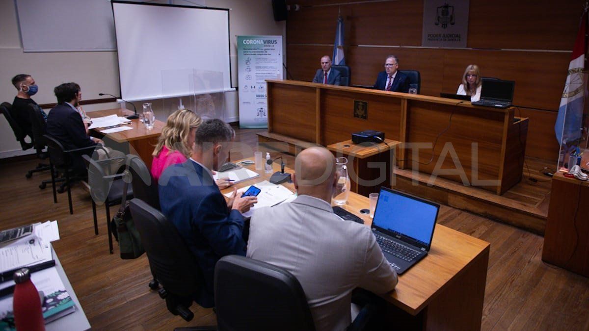 El juicio se desarrolló en la sala 1 del subsuelo de los tribunales de Santa Fe