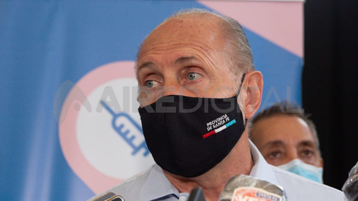 El gobernador se refirió este lunes a la situación sanitaria de Santa Fe.&nbsp;