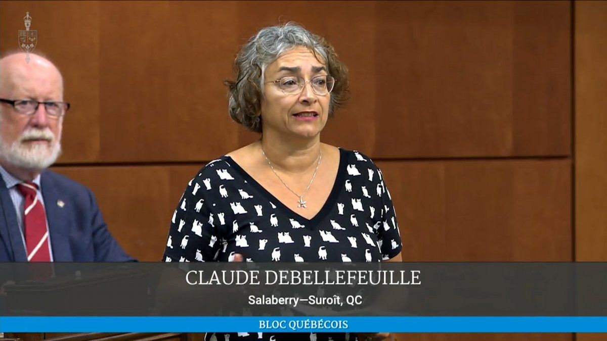Claude DeBellefeuille, diputada del Bloque Québécois.
