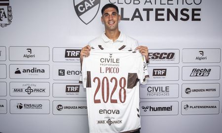 Leonel Picco posando con la camiseta de Platense, la cual vestirá hasta diciembre del 2028: un ingreso de dinero significativo para Colón. Leonel Picco posando con la camiseta de Platense, la cual vestirá hasta diciembre del 2028: un ingreso de dinero significativo para Colón.