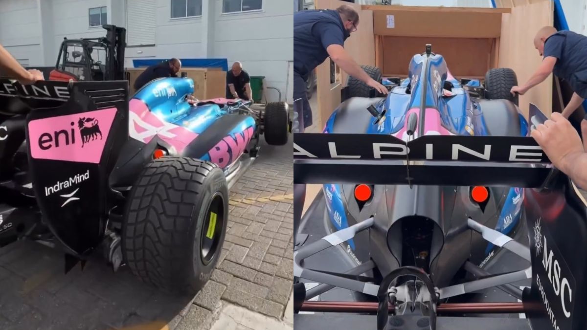 Alpine mostró el F1 histórico que manejará Colapinto en Buenos Aires