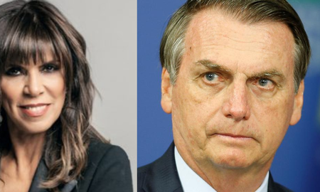 Anamá Ferreira y Jair Bolsonaro Anamá Ferreira y Jair Bolsonaro