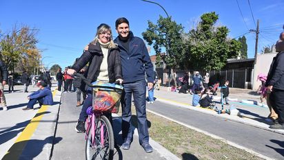 Rosario: Pullaro inauguró la transformación de avenida Rouillón, obra clave para la conectividad del oeste
