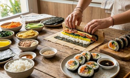 kimbap: el delicioso rollo coreano que puedes preparar en 25 minutos kimbap: el delicioso rollo coreano que puedes preparar en 25 minutos